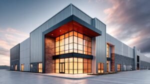 edifici commerciali e industriali moderni esterni