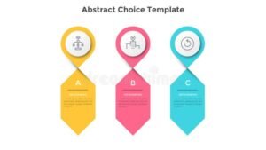 modello semplice con elementi editabili colorati