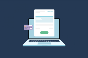 stampante che sforna una fattura elettronica digitale