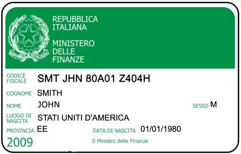 Come si Forma il Codice Fiscale in Italia Passo Dopo Passo